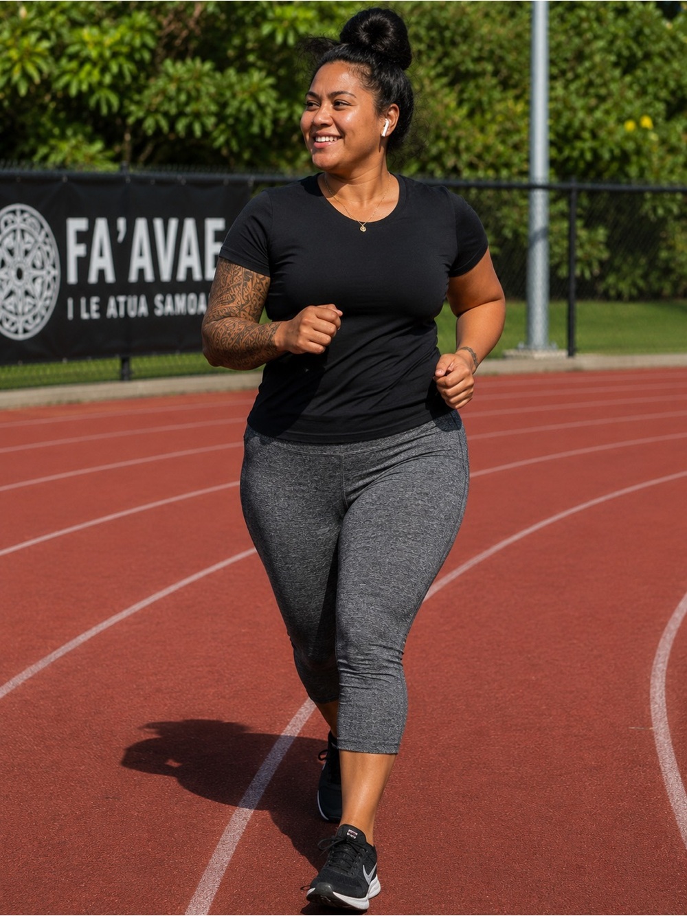 Marika Heather Gray Capri Leggings